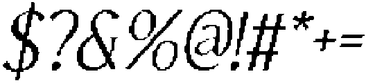 CS Granvile Pixel Regular otf (400) Font OTHER CHARS