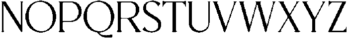 CS Granvile Regular otf (400) Font UPPERCASE