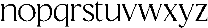 CS Granvile Regular otf (400) Font LOWERCASE