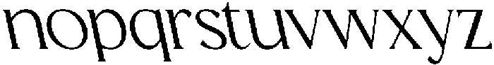 CS Granvile Reverse Italic otf (400) Font LOWERCASE