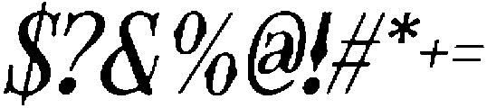 CS Greasy Drawn Italic otf (400) Font OTHER CHARS