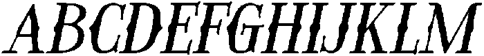 CS Greasy Drawn Italic otf (400) Font UPPERCASE