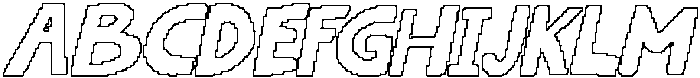 CS Gregory Pixel Outline otf (400) Font