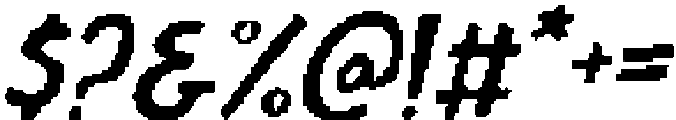 CS Gregory Pixel Regular otf (400) Font OTHER CHARS