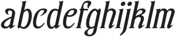 CS Gretha Italic otf (400) Font LOWERCASE