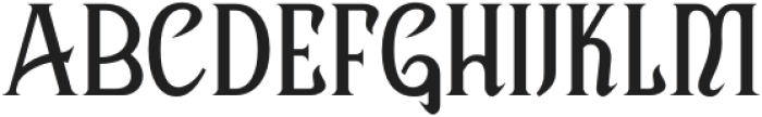 CS Gretha Regular otf (400) Font UPPERCASE