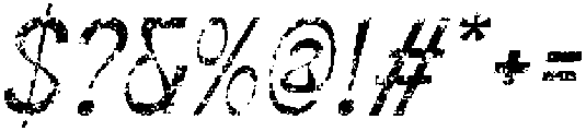 CS Grompy Stamp Italic otf (400) Font OTHER CHARS