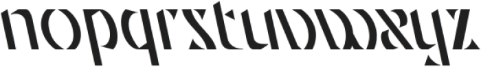 CS Grover Reverse Italic otf (400) Font LOWERCASE