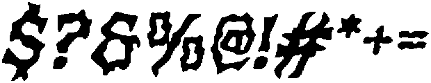 CS Gulper Drawn Italic otf (400) Font OTHER CHARS
