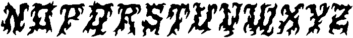 CS Gulper Drawn Italic otf (400) Font UPPERCASE