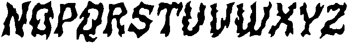 CS Gulper Drawn Italic otf (400) Font LOWERCASE