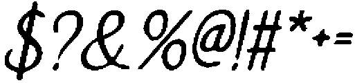 CS Hailey Drawn Italic otf (400) Font OTHER CHARS
