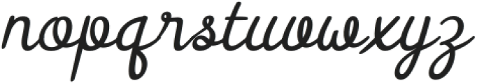 CS Hailey Italic otf (400) Font LOWERCASE