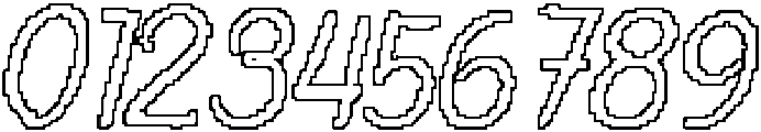 CS Hailey Pixel Outline otf (400) Font OTHER CHARS