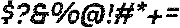 CS Halsey Disco Italic otf (400) Font OTHER CHARS