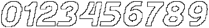 CS Halsey Pixel Outline otf (400) Font OTHER CHARS