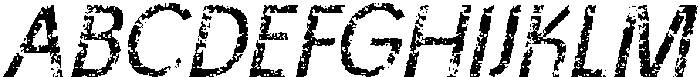 CS Halton Stamp Italic otf (400) Font UPPERCASE