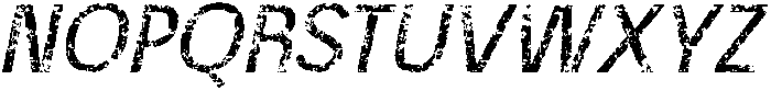 CS Halton Stamp Italic otf (400) Font UPPERCASE