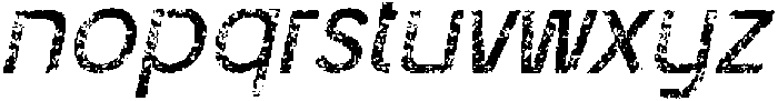 CS Halton Stamp Italic otf (400) Font LOWERCASE