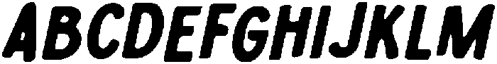 CS Happy Drawn Italic otf (400) Font UPPERCASE