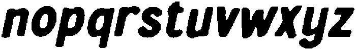 CS Happy Drawn Italic otf (400) Font LOWERCASE