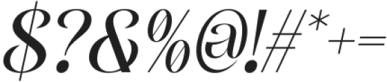 CS Harmony Italic otf (400) Font OTHER CHARS