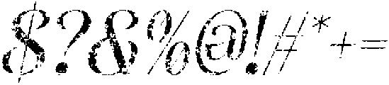 CS Harmony Stamp Italic otf (400) Font OTHER CHARS