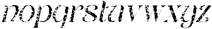 CS Harmony Stamp Italic otf (400) Font LOWERCASE