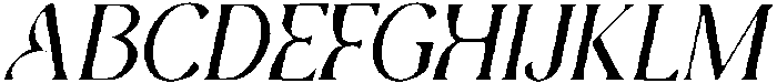 CS Hasten Drawn Italic otf (400) Font UPPERCASE