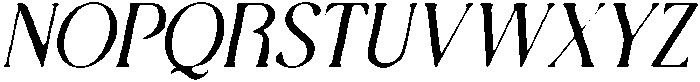 CS Hasten Drawn Italic otf (400) Font UPPERCASE