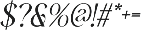 CS Hasten Italic otf (400) Font OTHER CHARS
