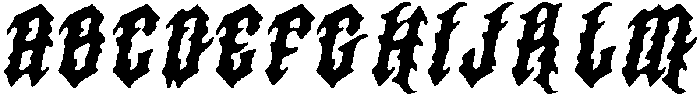 CS Hastings Drawn Italic otf (400) Font UPPERCASE