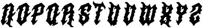 CS Hastings Drawn Italic otf (400) Font UPPERCASE