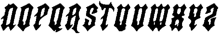 CS Hastings Drawn Italic otf (400) Font LOWERCASE