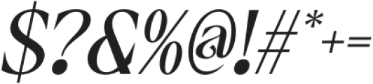 CS Hayes Italic otf (400) Font OTHER CHARS