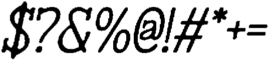 CS Helona Drawn Italic otf (400) Font OTHER CHARS