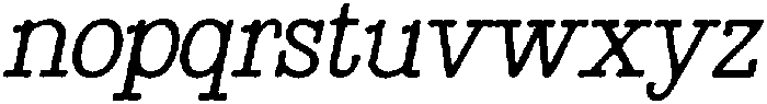 CS Helona Drawn Italic otf (400) Font LOWERCASE