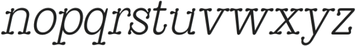CS Helona Italic otf (400) Font LOWERCASE