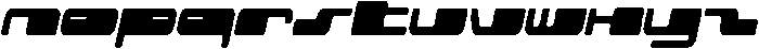 CS Henry Drawn Italic otf (400) Font LOWERCASE
