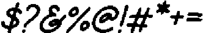 CS Hestia Pixel Regular otf (400) Font OTHER CHARS