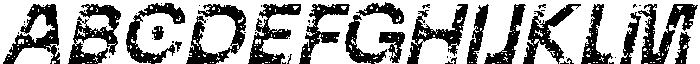 CS Holmes Stamp Italic otf (400) Font UPPERCASE