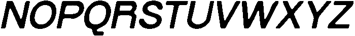 CS Horace Drawn Italic otf (400) Font UPPERCASE