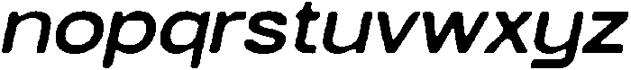 CS Horace Drawn Italic otf (400) Font LOWERCASE