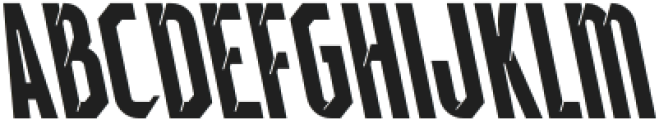 CS Hosted Reverse Italic otf (400) Font UPPERCASE