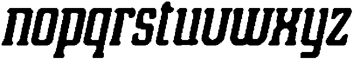 CS House Drawn Italic otf (400) Font LOWERCASE