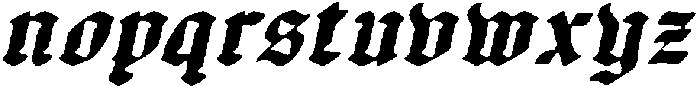 CS Hyena Drawn Italic otf (400) Font LOWERCASE