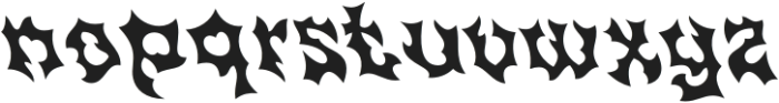 CS Hysteria Reverse Italic otf (400) Font LOWERCASE