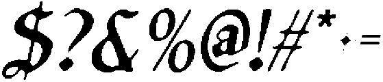CS Kalena Drawn Italic otf (400) Font OTHER CHARS