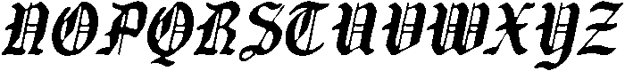 CS Kalena Drawn Italic otf (400) Font UPPERCASE