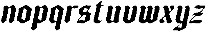 CS Kalena Drawn Italic otf (400) Font LOWERCASE